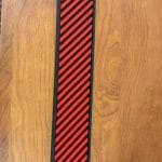 Bar Mat Red Striped Long