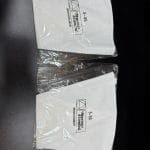 White fabric candy bag